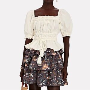 Ulla Johnson Evita poplin top